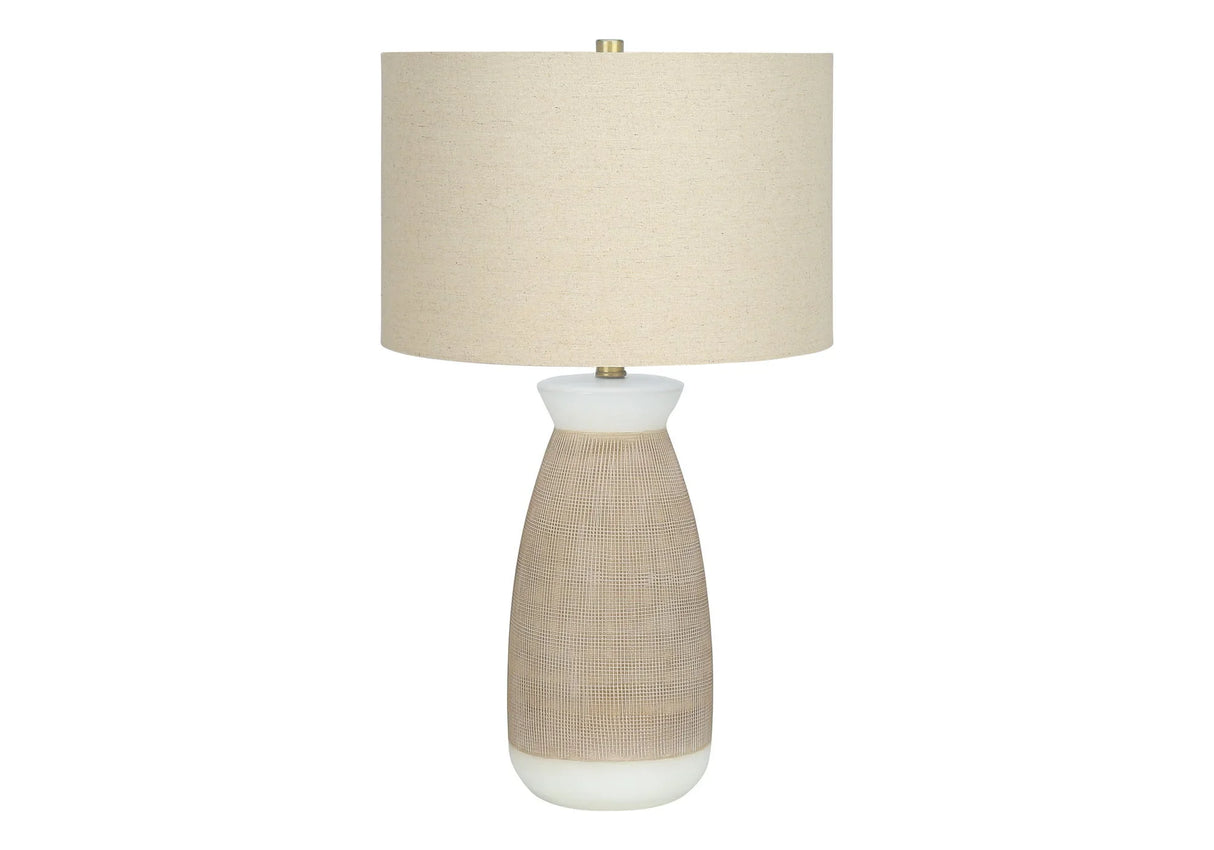 Lighting, Table Lamp, Ceramic, Resin, Contemporary - Cream - Furniture Home Direct