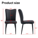 Modern Minimalist Dining Chairs (Set of 2) - Furniture Home Direct