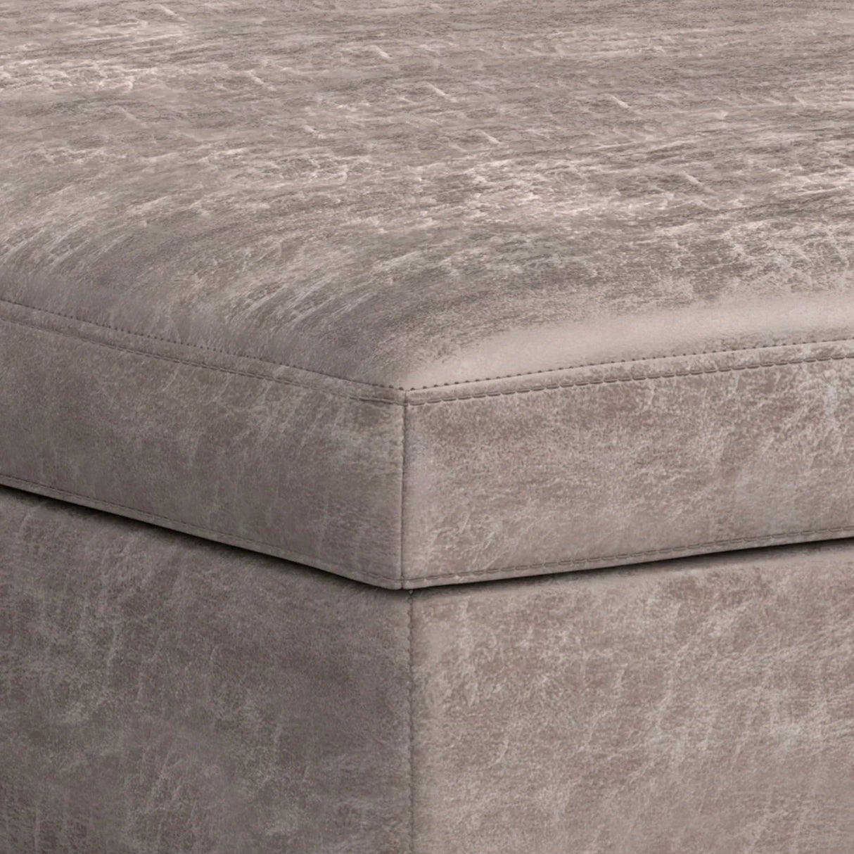Owen - Multifunctional Square Coffee Table Storage Ottoman - Furniture Home Direct