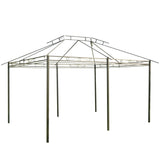 Outsunny - Patio Gazebo, Outdoor Gazebo Canopy Shelter With Curtains, Vented Roof, Steel Frame For Garden, Lawn, Backyard And Deck, - Sage Gray - Furniture Home Direct