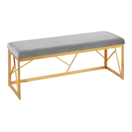 Folia - Glam Bench - Furniture Home Direct