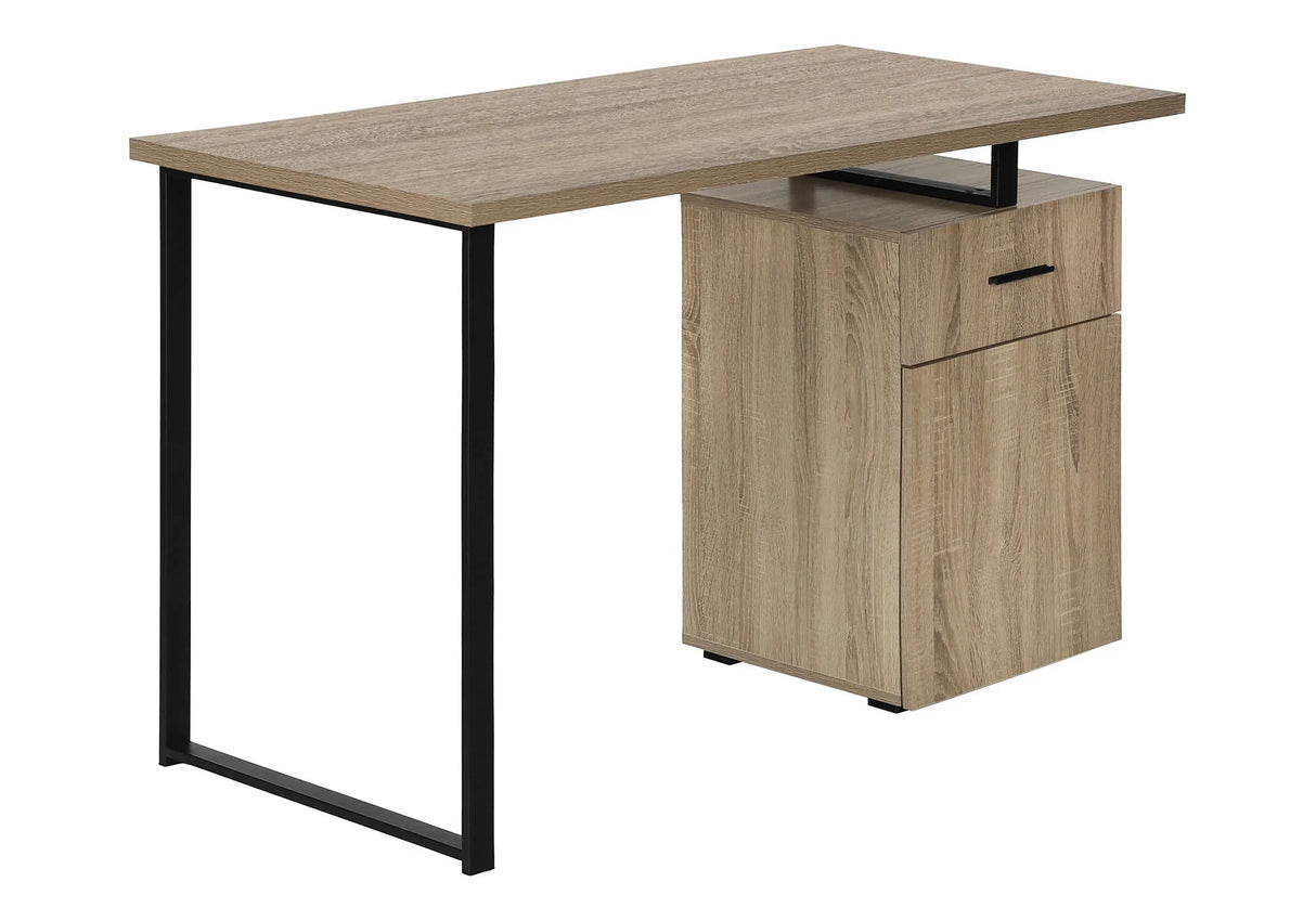 Computer Desk, Home Office, Laptop, Left, Right Set-Up, Storage Drawers, Work, Contemporary, Modern - Furniture Home Direct