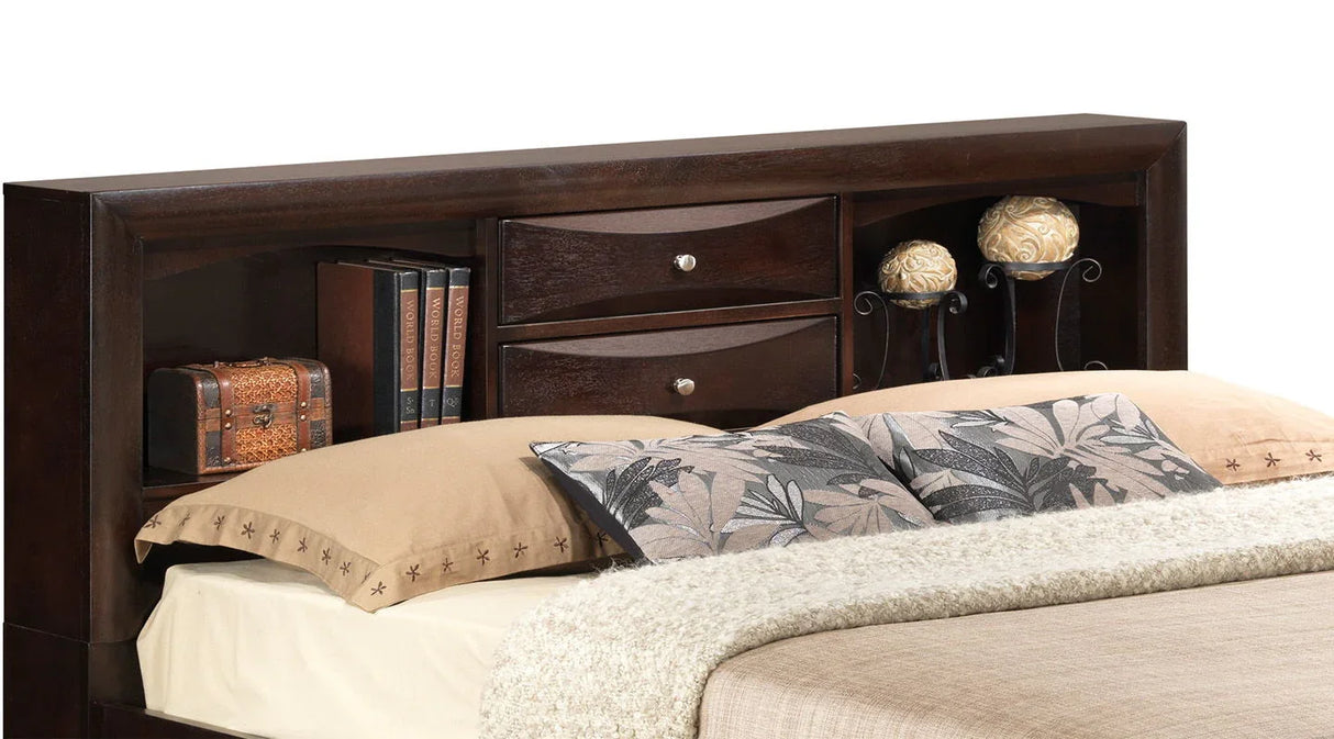 Marilla - Storage Bed With Bookcase Headboard - Furniture Home Direct