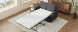Sleeper Sofa With Twin Size Memory Mattress With Two USB Ports - Gray - Furniture Home Direct