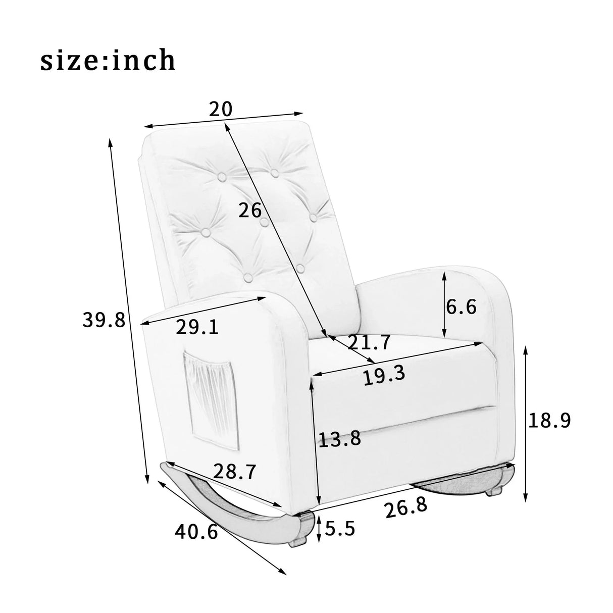 Single Sofa Reclining Japanese Chair Lazy Sofa Tatami Balcony Adjustable Chair - Furniture Home Direct