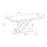Caroline - Dining Table - Gray - Furniture Home Direct