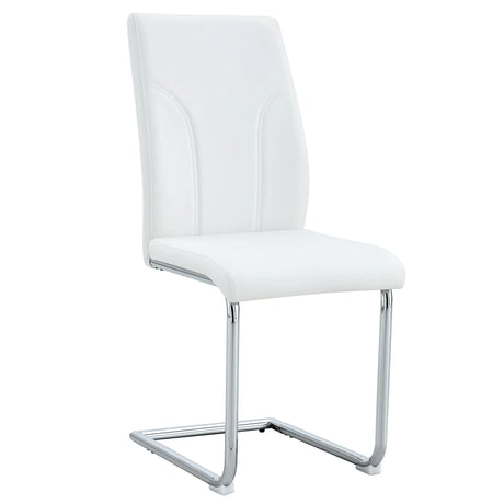 Modern Dining Chairs With High Backrest And Sturdy Legs - Furniture Home Direct