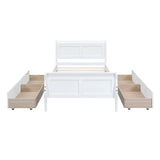 Platform Bed Frame Mattress Foundation Sleigh Bed With Headboard / Footboard / Wood Slat Suppor - Furniture Home Direct
