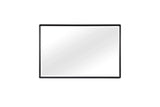 Rectangle Wood Mirror - Black - Furniture Home Direct