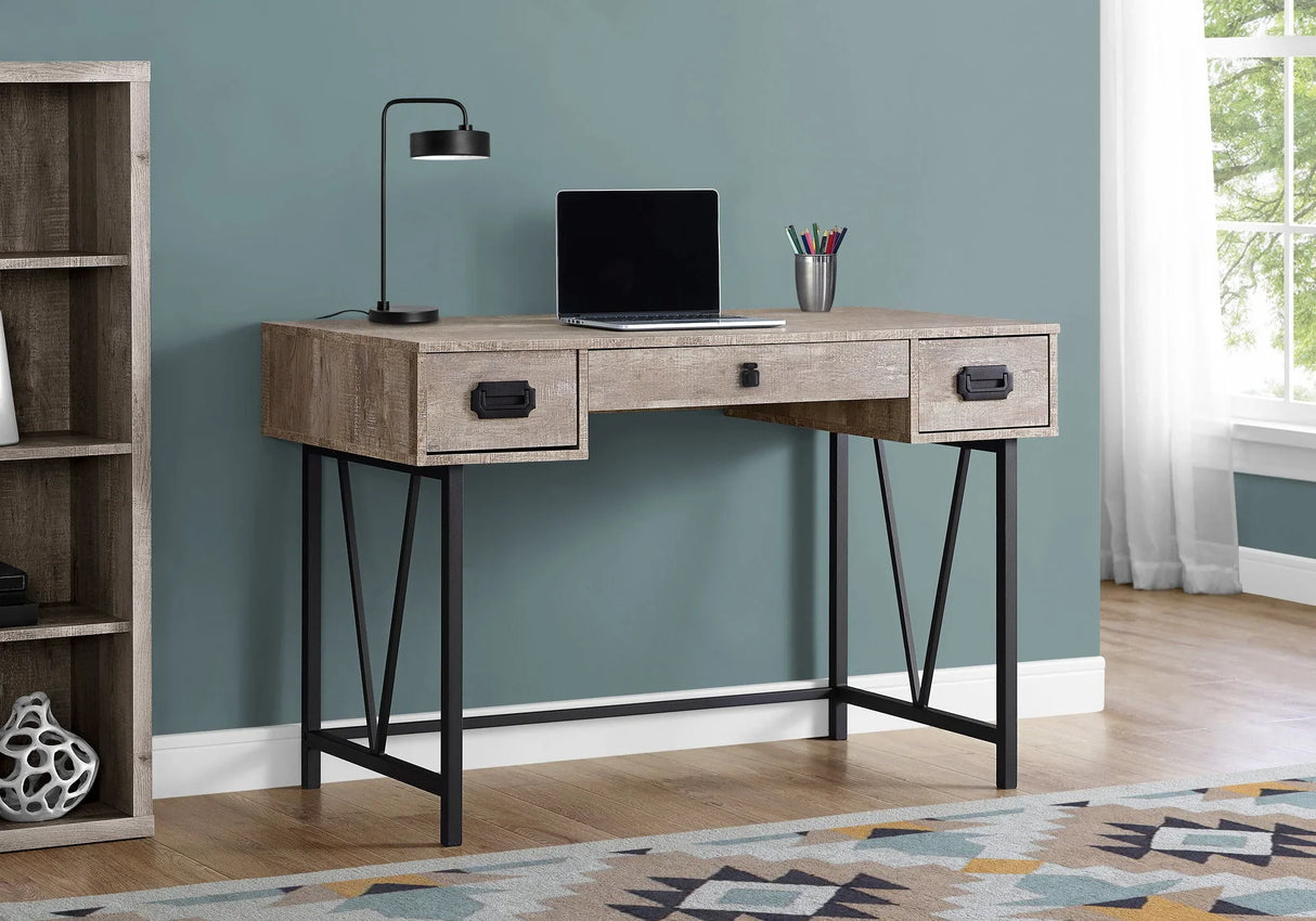 Computer Desk For Home Office, Laptop, Storage Drawers, Transitional - Furniture Home Direct