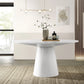 Jasper - Wide Contemporary Round Dining Table - Furniture Home Direct