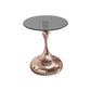Modern Minimalist Coffee Table With Steel Legs And Tempered Glass Top - Furniture Home Direct
