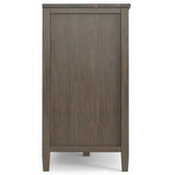 Ela - Wide Storage Cabinet - Smoky Brown - Furniture Home Direct