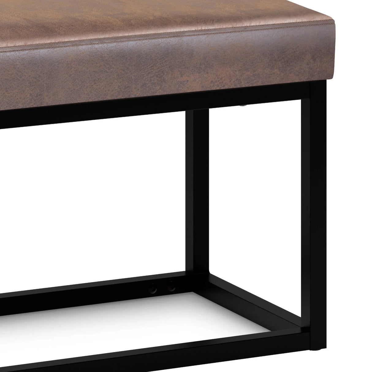 Reynolds - Small Bench - Distressed Chestnut Brown - Furniture Home Direct
