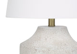 Lighting, Modern Table Lamp, Concrete - Cream - Furniture Home Direct