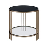 Abisha - Sintered Stone Top Round Table - Furniture Home Direct