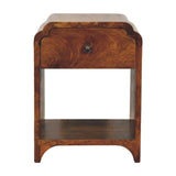 Newton - Mini Nightstand With A Drawer And Open Shelf - Furniture Home Direct