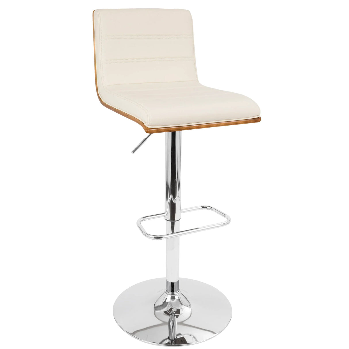 Vasari - Mid Century Modern Adjustable Barstool With Swivel - Furniture Home Direct