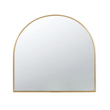 Arched Mirror With Metal Frame, Wall Mirror For Living Room Bedroom Entryway - Furniture Home Direct