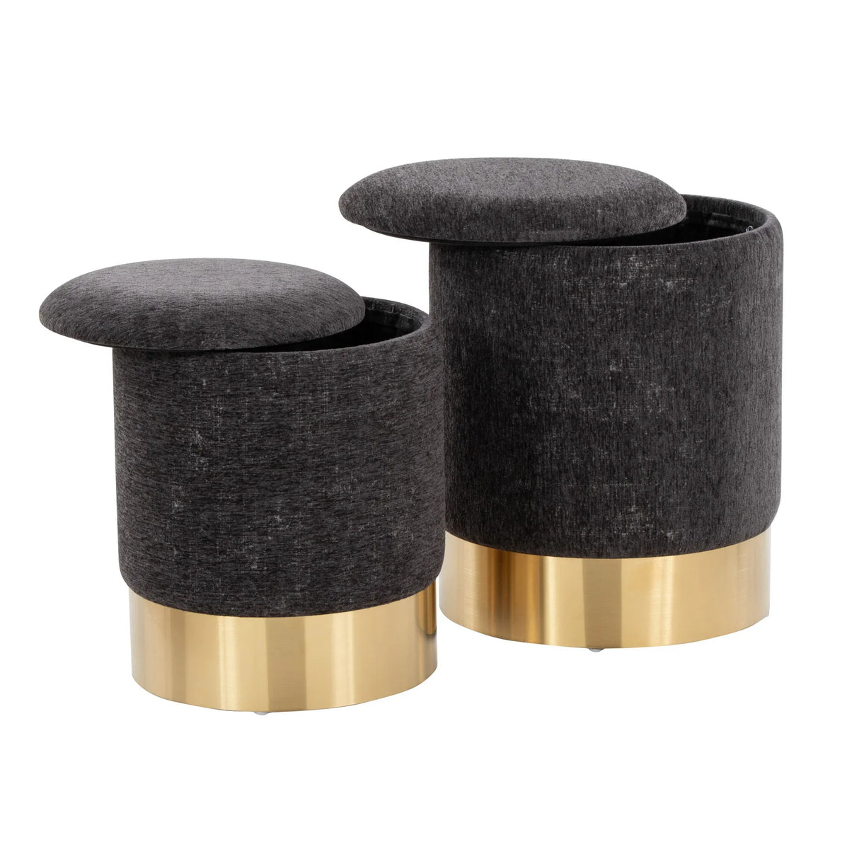 Marla - Contemporary Nesting Ottoman Set - Furniture Home Direct