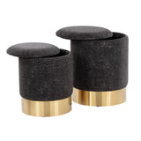 Marla - Contemporary Nesting Ottoman Set - Furniture Home Direct