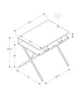Computer Desk For Home Office, Laptop, Storage Shelves, Modern Convenient Design - White - Furniture Home Direct