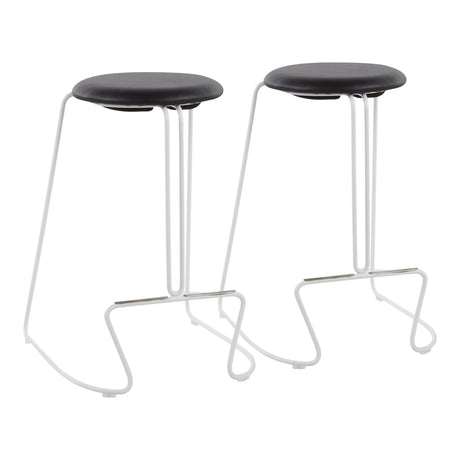 Finn - Contemporary Counter Stool (Set of 2) - Furniture Home Direct