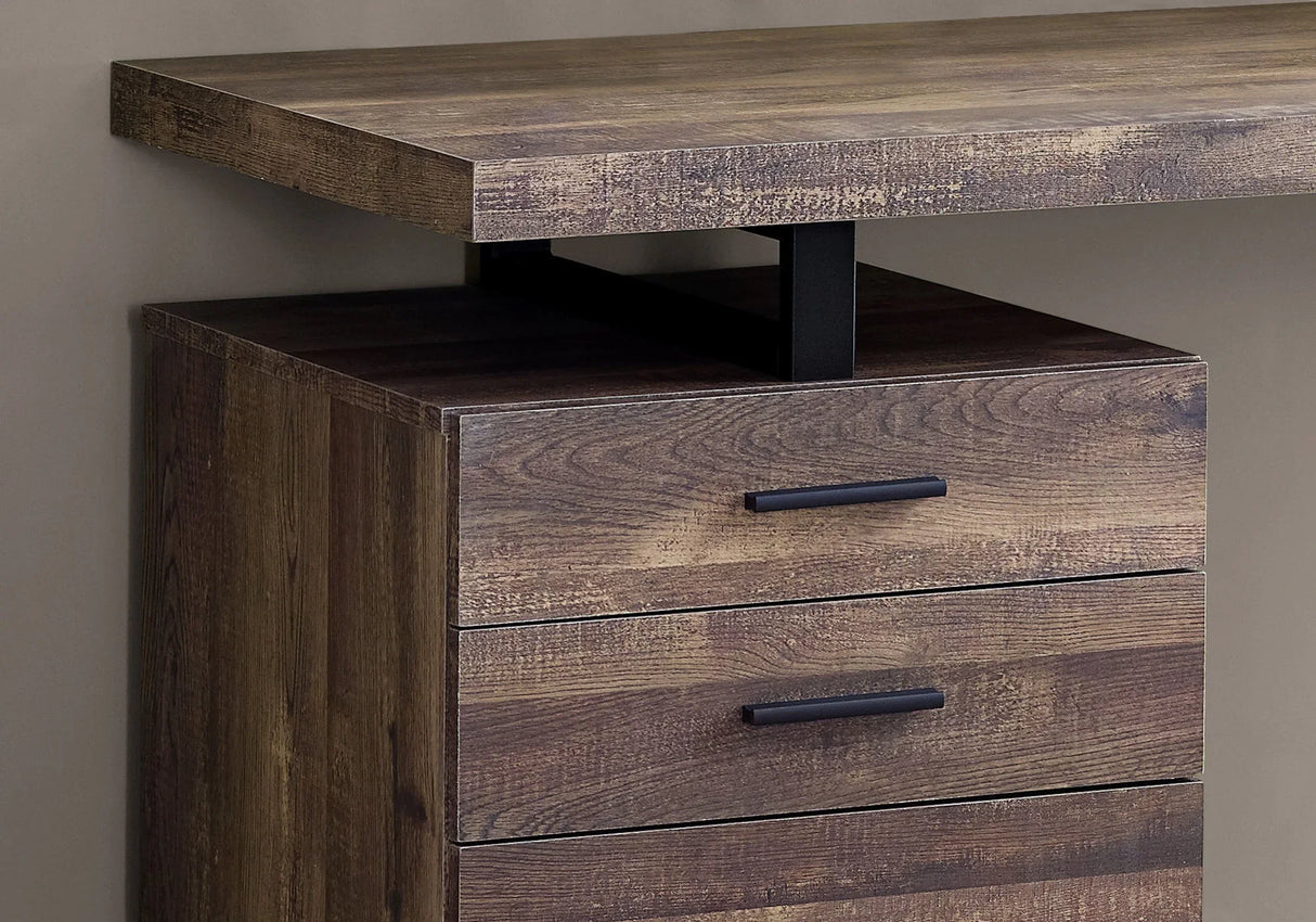 Computer Desk For Home Office, Left, Right Set - Up, Ample Storage Drawers - Furniture Home Direct