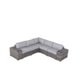 Modern Rattan Wicker Seating Group With Cushions - Furniture Home Direct