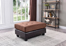Chic Contemporary Ottoman - Furniture Home Direct