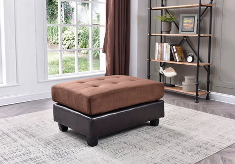 Chic Contemporary Ottoman - Furniture Home Direct
