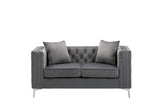 Lorreto - Velvet Loveseat - Furniture Home Direct
