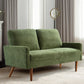 Loveseat Sofa, European Style With Sleek Design, Modern & Vintage Flair, Upholstered 2 Seater Couch - Furniture Home Direct