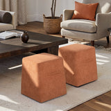 Oliver - Tapered Square Upholstered Ottoman - Furniture Home Direct