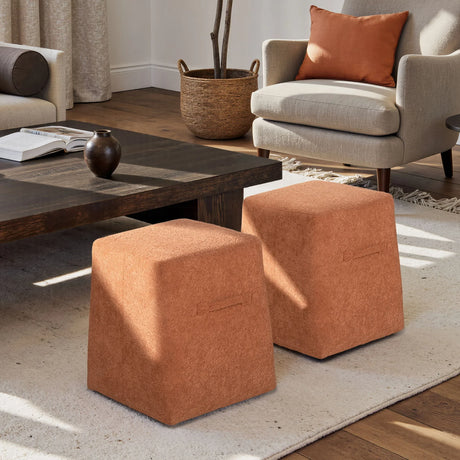 Oliver - Tapered Square Upholstered Ottoman - Furniture Home Direct