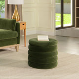 Fuji - Oversized Round Storage Ottoman - Furniture Home Direct
