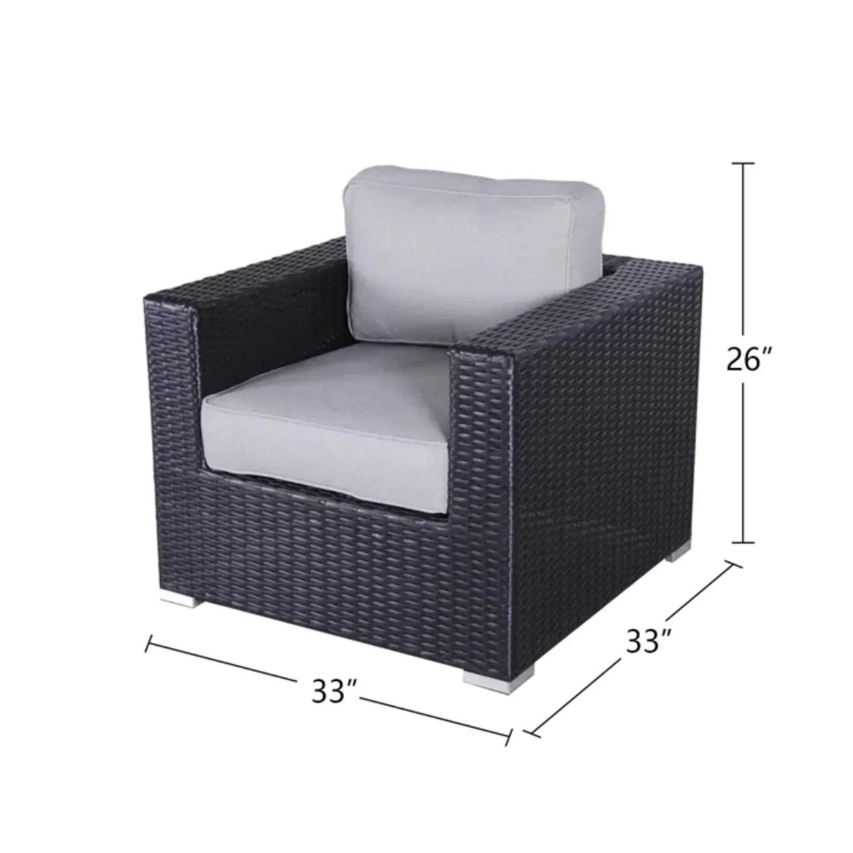 Patio Chair With Cushions Stylish Design - Furniture Home Direct