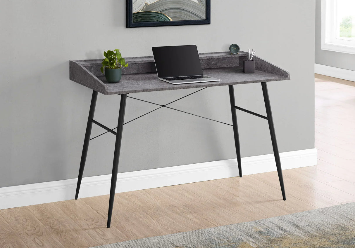 Computer Desk For Home Office, Sturdy Construction, Storage Shelves - Furniture Home Direct