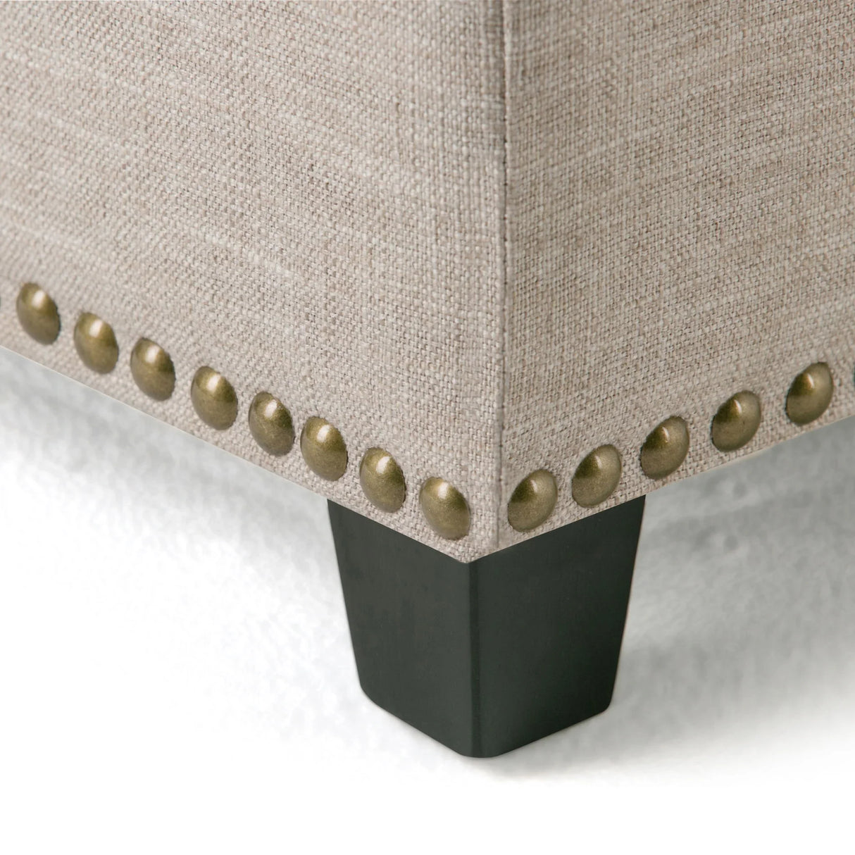 Kingsley - Upholstered Large Storage Ottoman - Furniture Home Direct