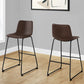 Office Chair, Bar Height, Standing, Computer Desk, Work, Leather Look, Contemporary, Modern - Furniture Home Direct