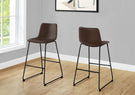 Office Chair, Bar Height, Standing, Computer Desk, Work, Leather Look, Contemporary, Modern - Furniture Home Direct
