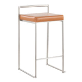 Fuji - Contemporary Elegant Stackable Counter Stool Set - Furniture Home Direct
