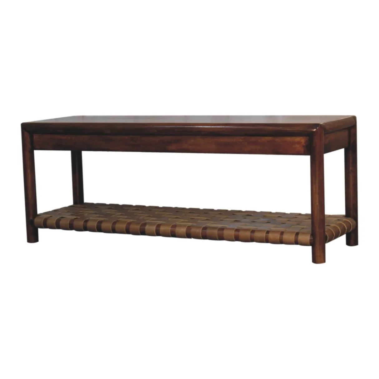 Regency - Woven Bench - Brown - Furniture Home Direct