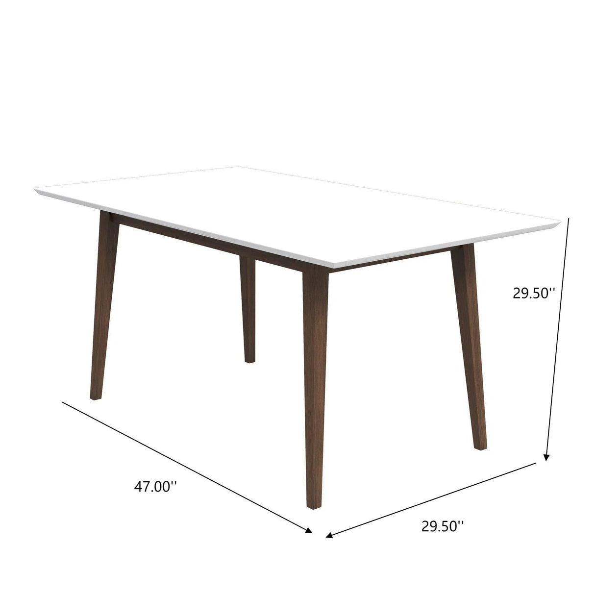 Levi - Modern Style Rectangular Dining Kitchen Table - Furniture Home Direct
