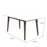 Levi - Modern Style Rectangular Dining Kitchen Table - Furniture Home Direct