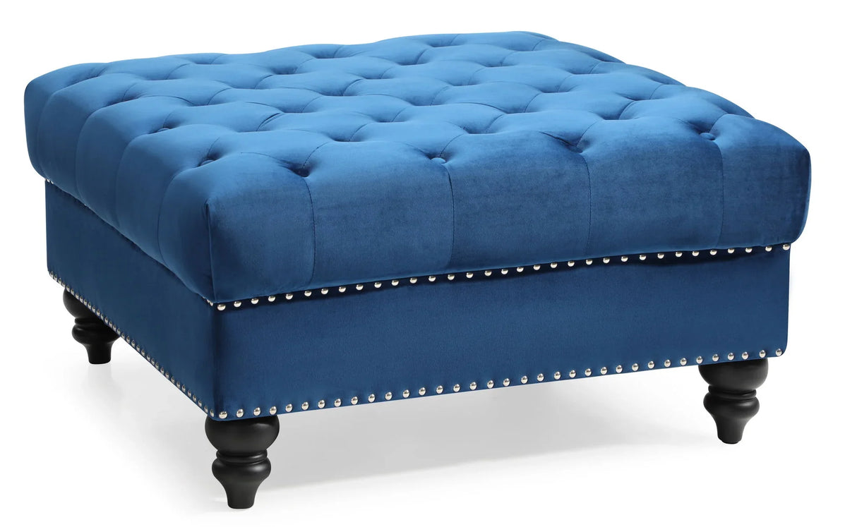 Soft Charming Traditional Ottoman - Furniture Home Direct