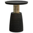 Breanna - Side Table - Black / Gold - Furniture Home Direct