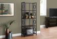 Bookshelf, Bookcase, Etagere, 4 Tier, For Office, Contemporary & Modern - Espresso - Furniture Home Direct