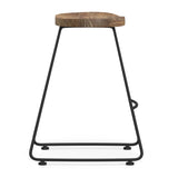 Amberly - Rustic Saddle Bar Stool (Set of 2) - Furniture Home Direct