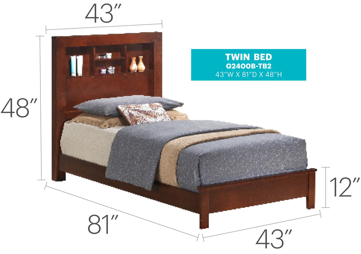Bed With Transitional Design Stylish - Furniture Home Direct